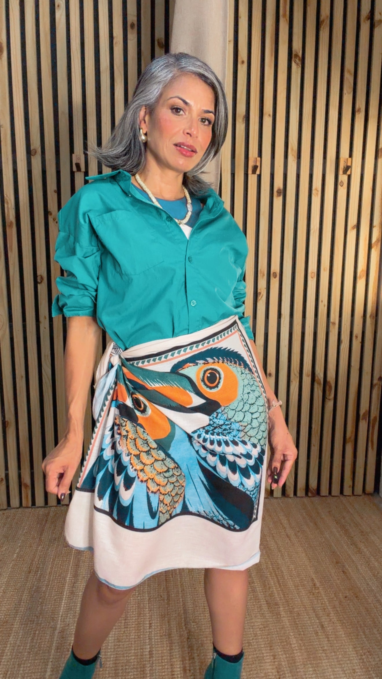 Pareo Wrap Tropical Tucán One Size
