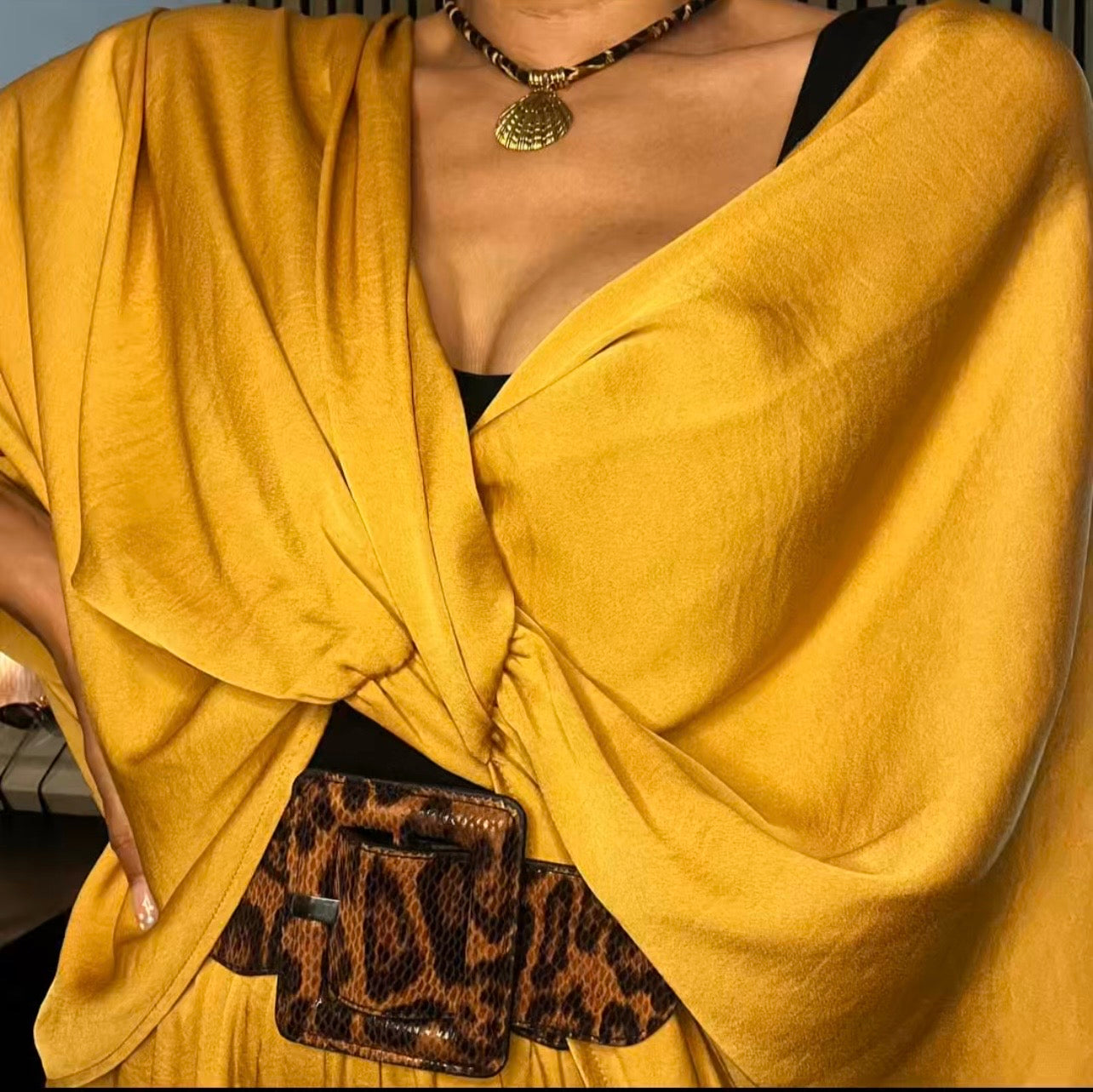Mustard Tunic Set