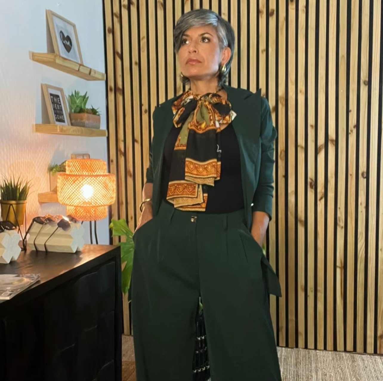 Hunter Green Business Set