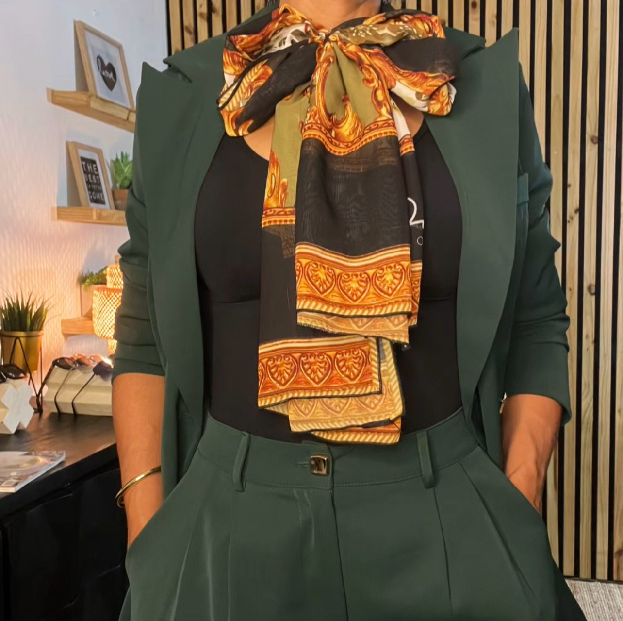 Hunter Green Business Set