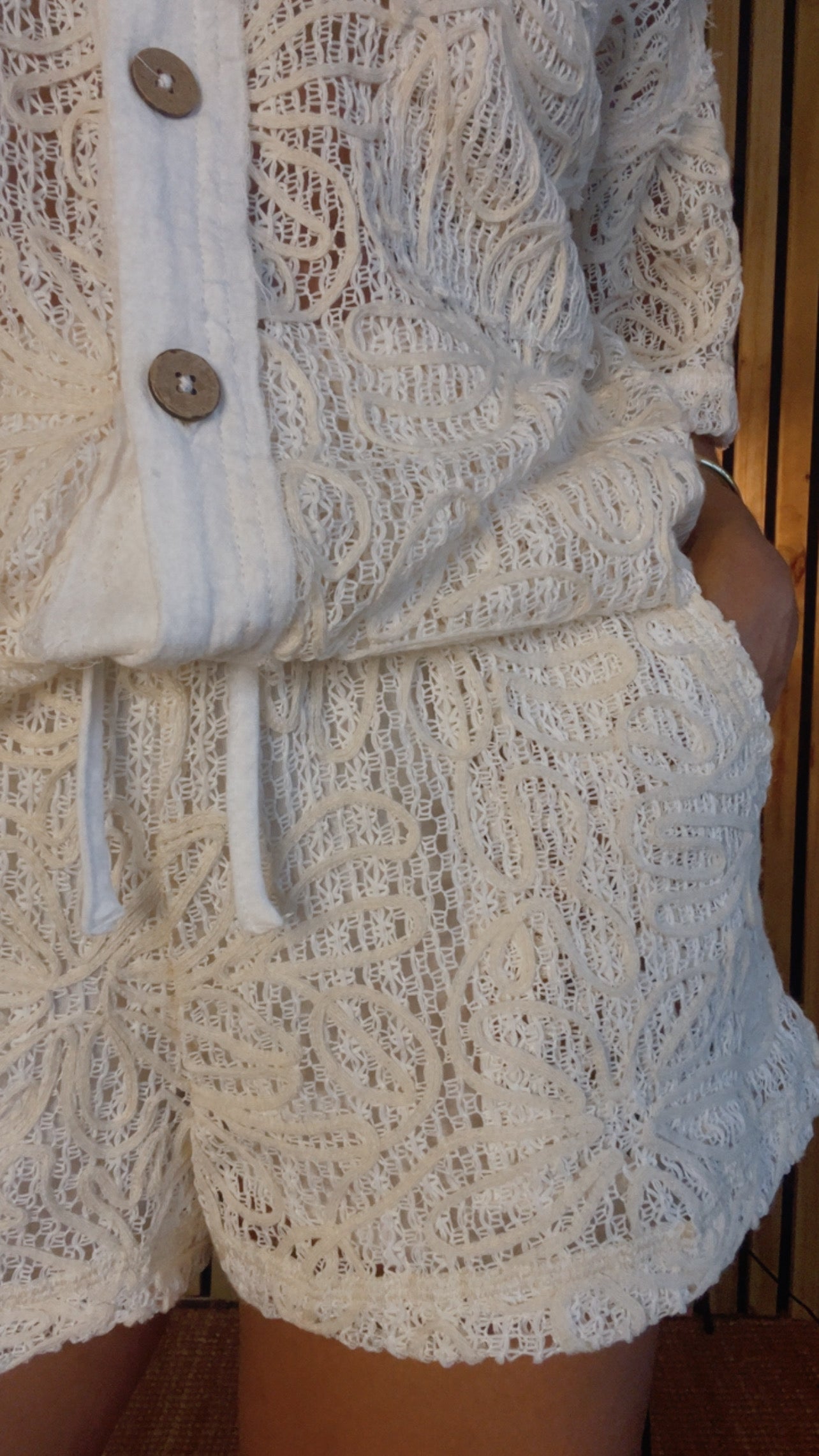 Short Tejido Marfil