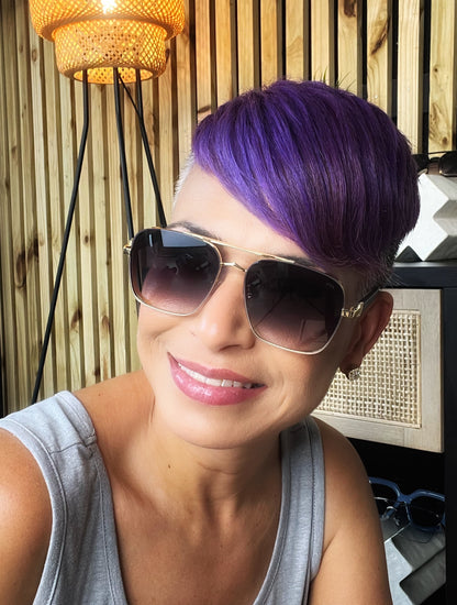 Gafas de sol cuadradas y polarizadas