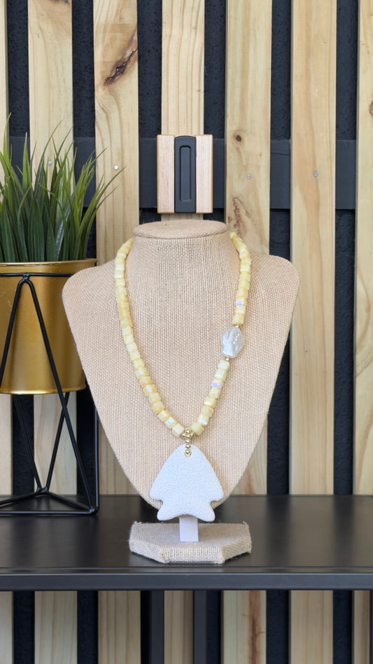 Collar Soleil Marfil