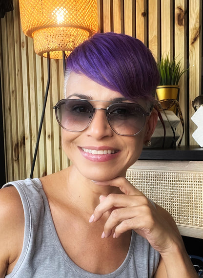 Gafas de sol aviador oversized, polarizadas