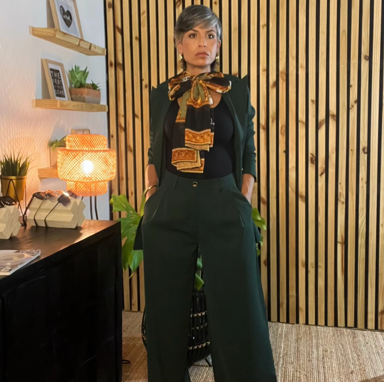 Hunter Green Business Set