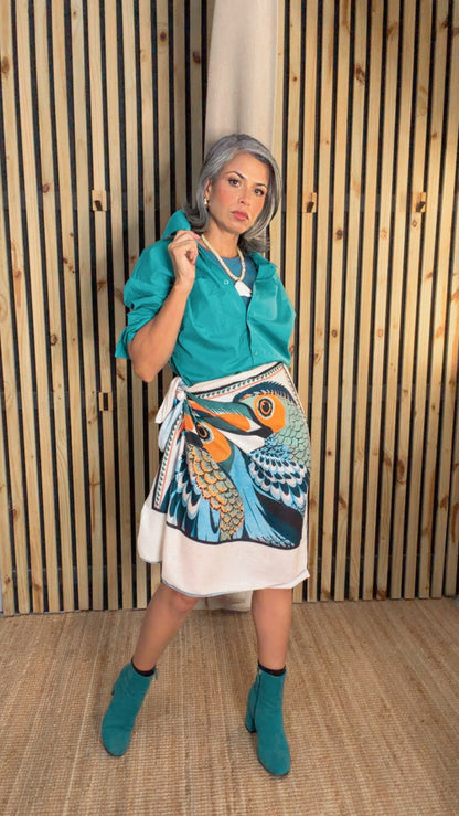 Pareo Wrap Tropical Tucán One Size