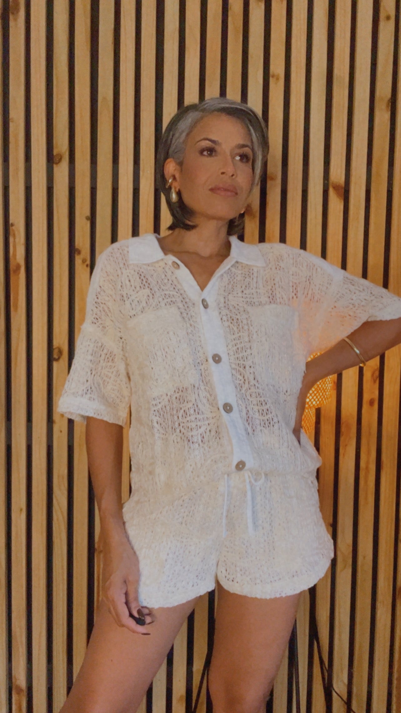 Blusa Tejida Marfil