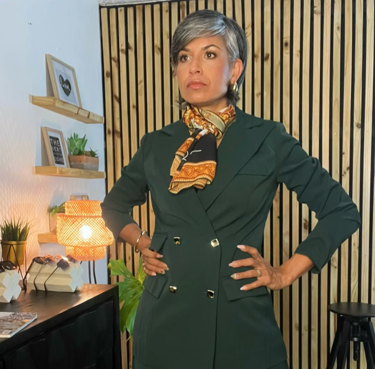 Hunter Green Business Set